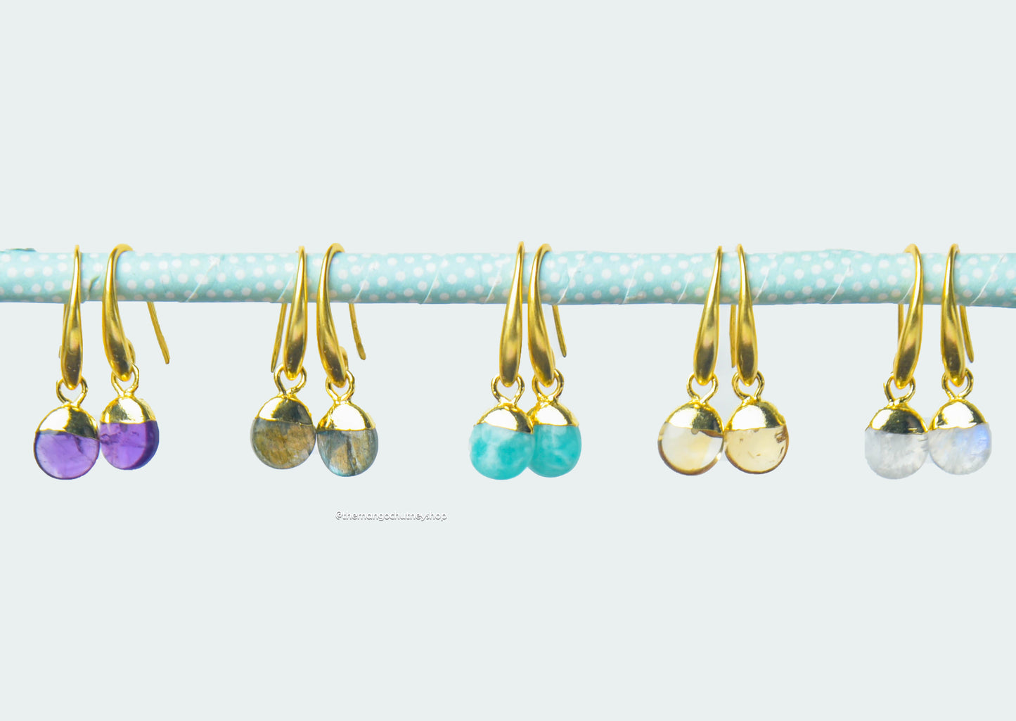 Mini Round Earrings