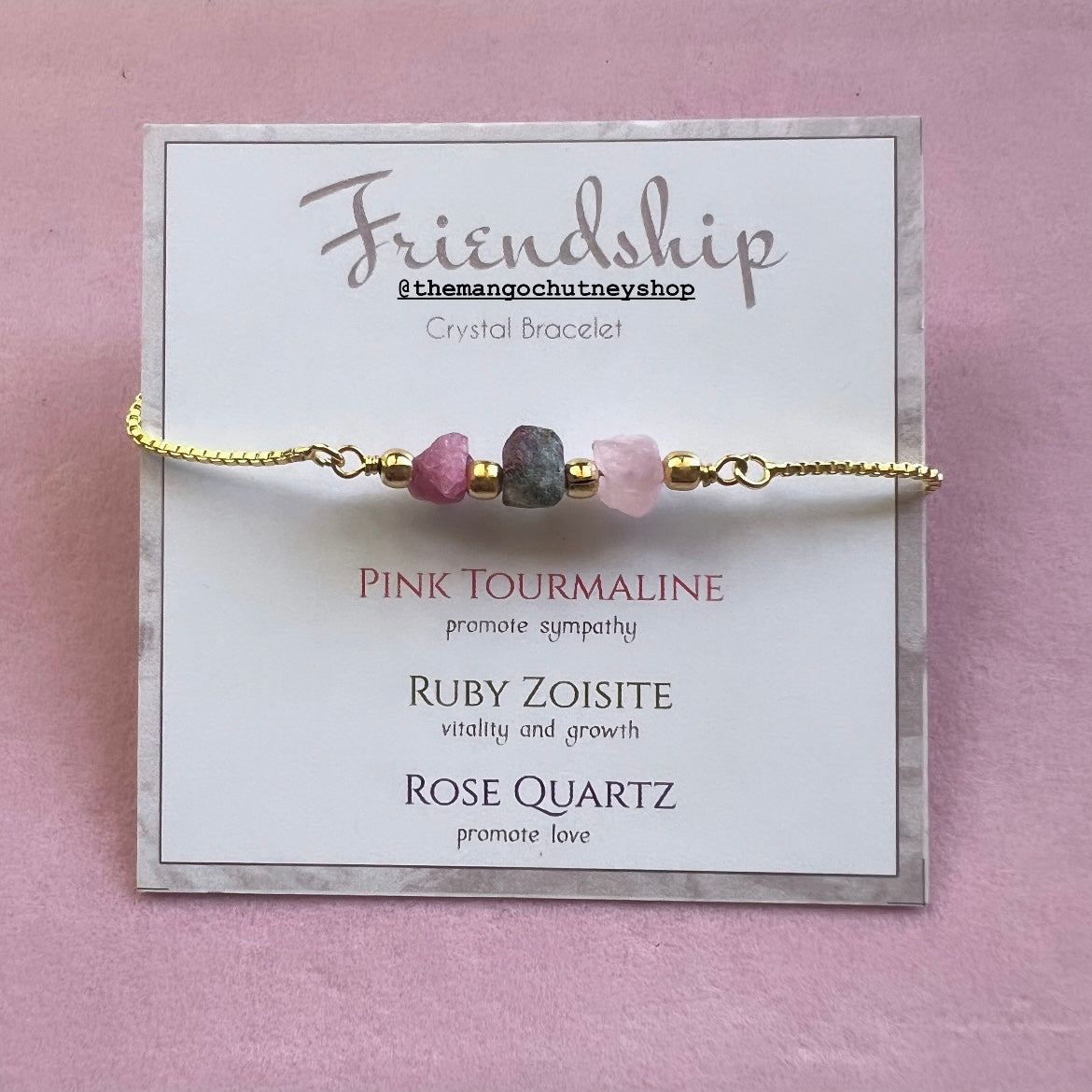 Friendship Bracelet - Adjustable Size - TheMangoChutneyShop