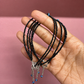 Obsidian Beads Anklet With Evil eye bead. for protection and grounding. 