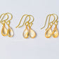 Cult Favourite - Natural Citrine Drop Shaped Huggies Earrings - TheMangoChutneyShop