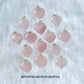 Love Pendant - Rose Quartz Heart Shaped. - TheMangoChutneyShop