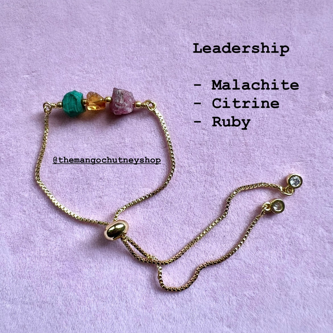 Raw Stone Crystal Bracelets - TheMangoChutneyShop