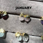 Birthstone Raw Stone Stud Earrings - TheMangoChutneyShop
