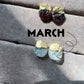 Birthstone Raw Stone Stud Earrings - TheMangoChutneyShop